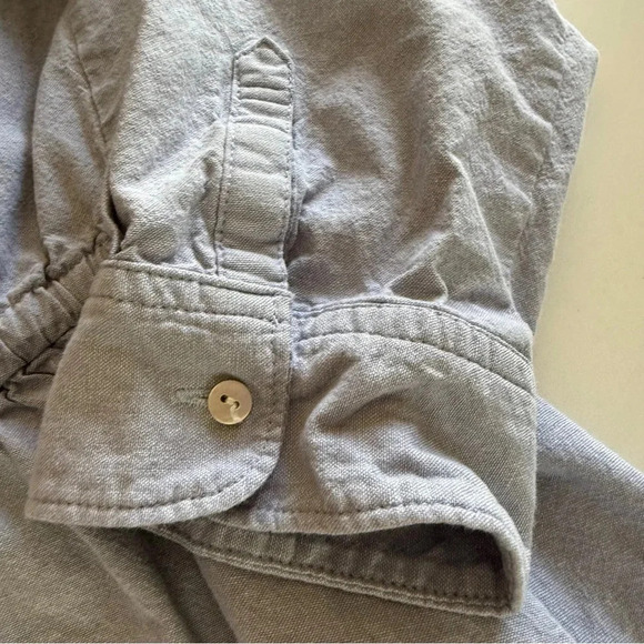 earth music&ecology Red Label- Chambray- Lightweight-Button Up- Dress-Women’s M - Picture 8 of 15